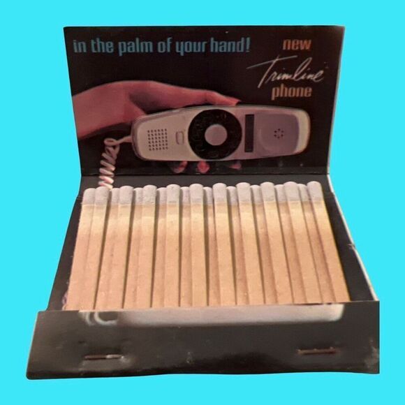 Very Rare Northwestern Bell “the phone of the future” Matchbook Unstruck - Picture 3 of 3